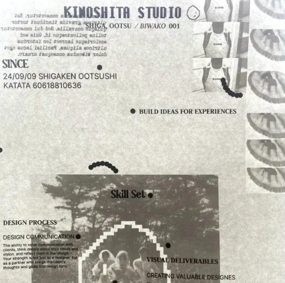 Zine／ブランドブックのチラシデザイン（滋賀）